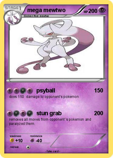 Pokemon mega mewtwo