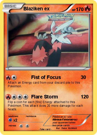 Pokemon Blaziken ex
