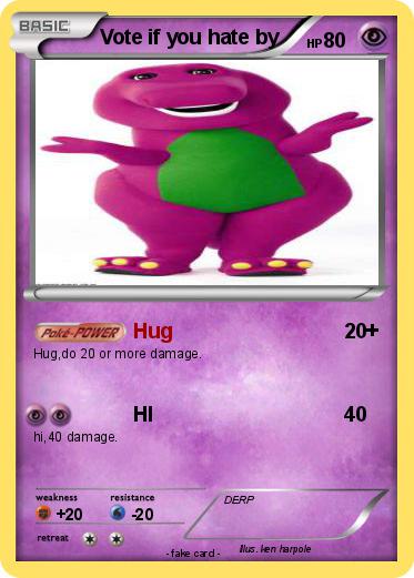Pokemon Vote if you hate by