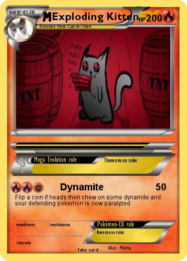Pokemon Exploding Kitten