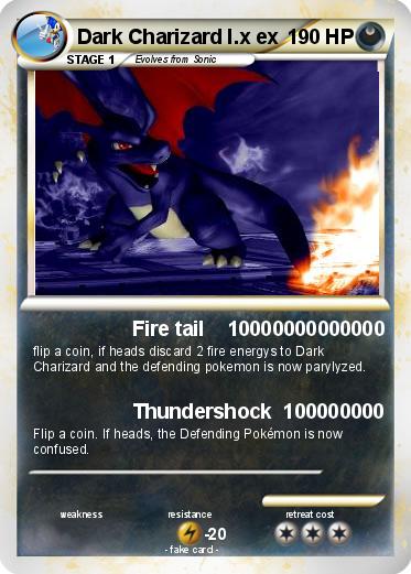 Pokemon Dark Charizard l.x ex