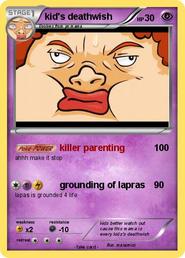 Pokemon kid's deathwish