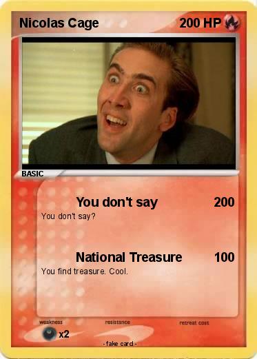 Pokemon Nicolas Cage