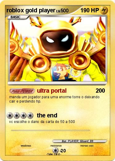Pokemon roblox gold player