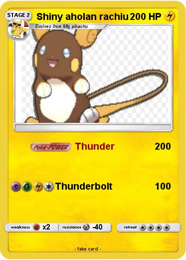 Pokemon Shiny aholan rachiu