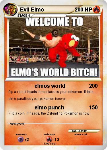 Pokemon Evil Elmo