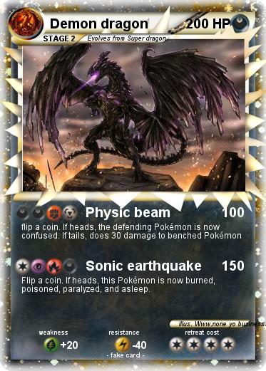 Pokemon Demon dragon