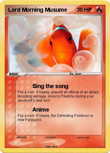 Pokemon Lord Morning Musume