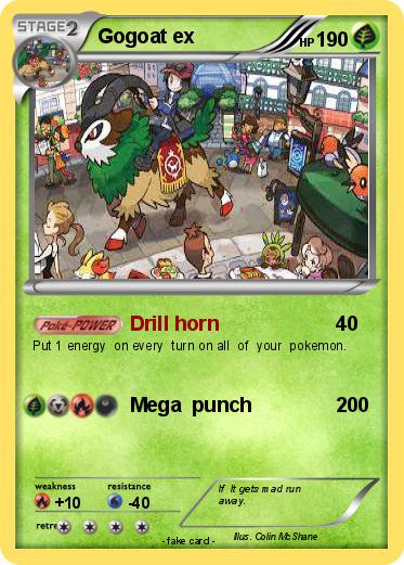Pokemon Gogoat ex
