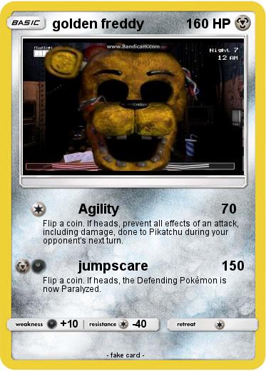 Pokemon golden freddy