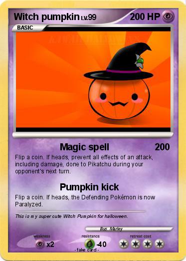 Pokemon Witch pumpkin