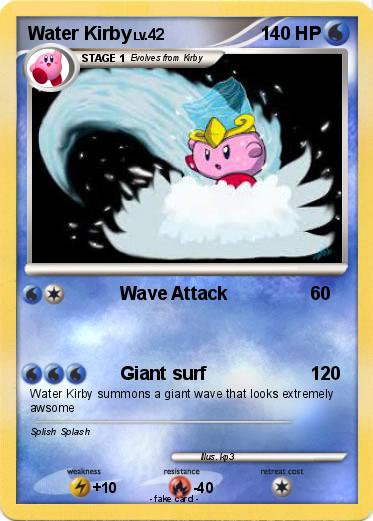 Pokemon Water Kirby