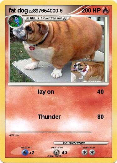 Pokemon fat dog