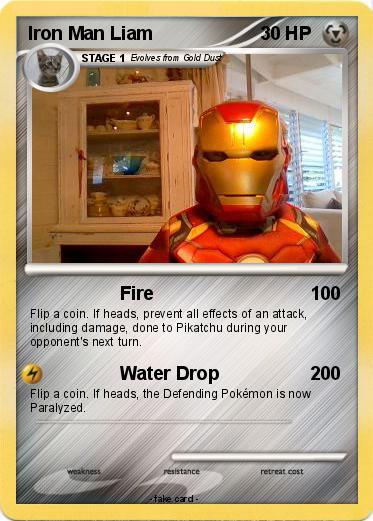 Pokemon Iron Man Liam