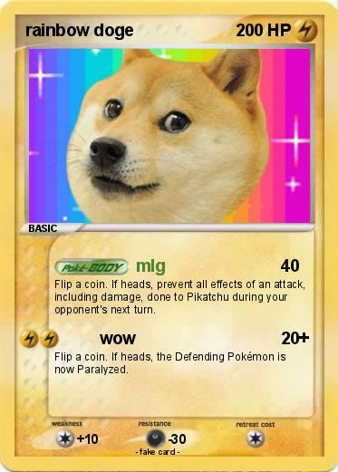 Pokemon rainbow doge
