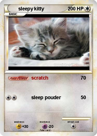 Pokemon sleepy kitty