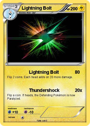 Pokemon Lightning Bolt