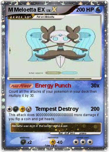 Pokemon M Meloetta EX