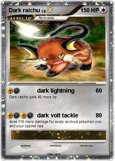 Pokemon Dark raichu