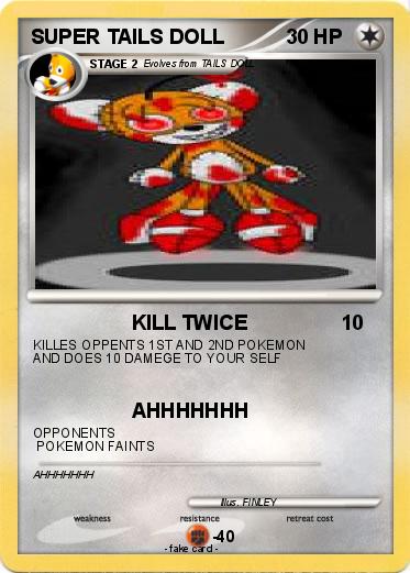 Pokemon SUPER TAILS DOLL