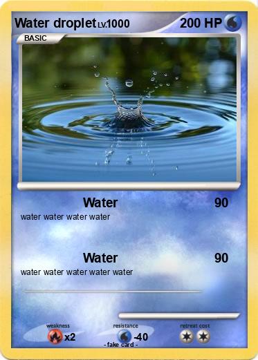 Pokemon Water droplet