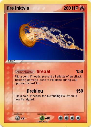 Pokemon fire inktvis