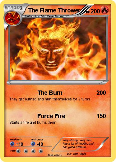 Pokemon The Flame Thrower