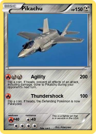 Pokemon F-35 Lightning II