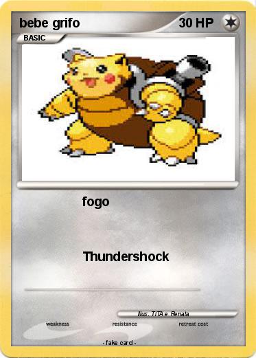 Pokemon bebe grifo