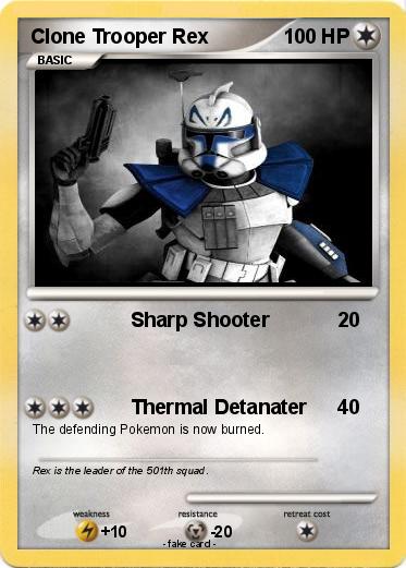 Pokemon Clone Trooper Rex