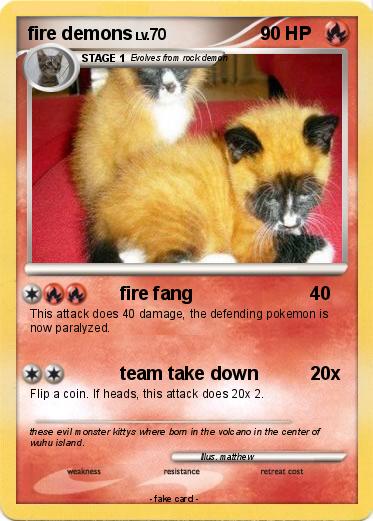 Pokemon fire demons