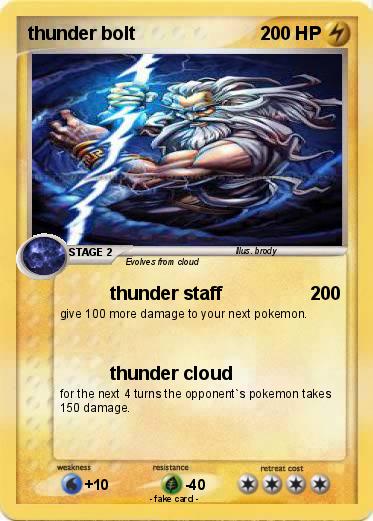 Pokemon thunder bolt