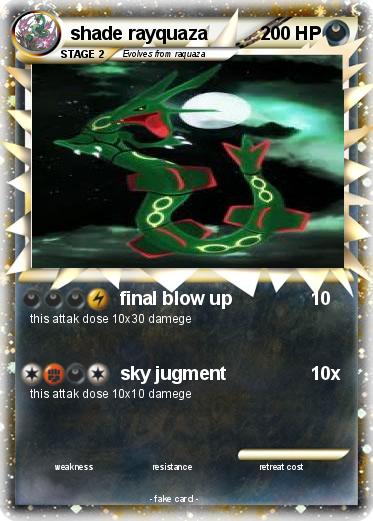 Pokemon shade rayquaza