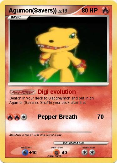Pokemon Agumon(Savers))