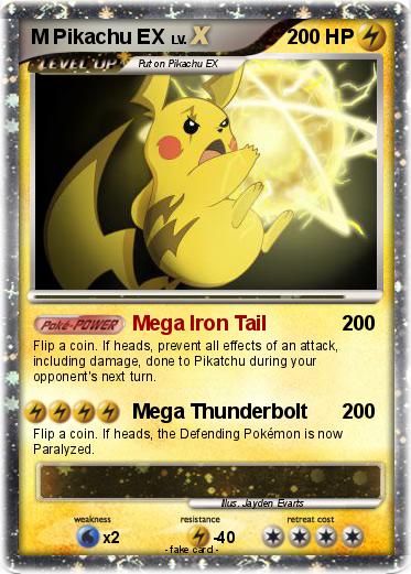 Pokemon M Pikachu EX