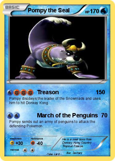 Pokemon Pompy the Seal