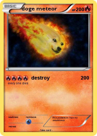 Pokemon doge meteor