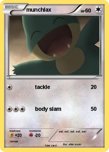 Pokemon munchlax