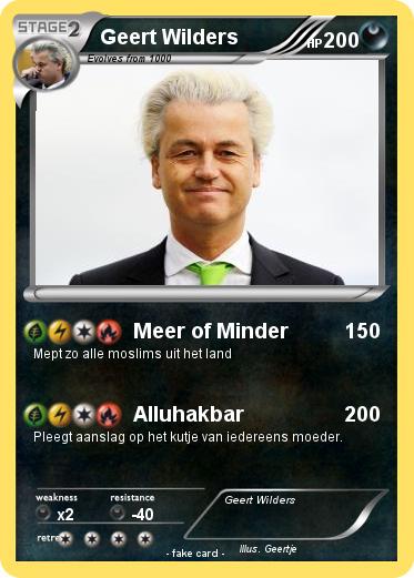 Pokemon Geert Wilders