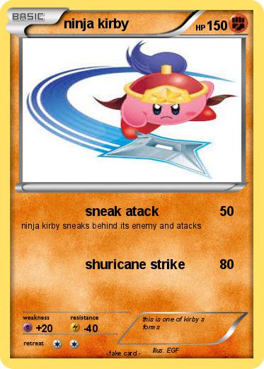 Pokemon ninja kirby