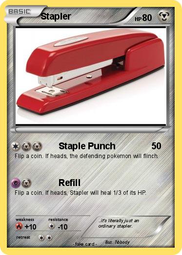 Pokemon Stapler