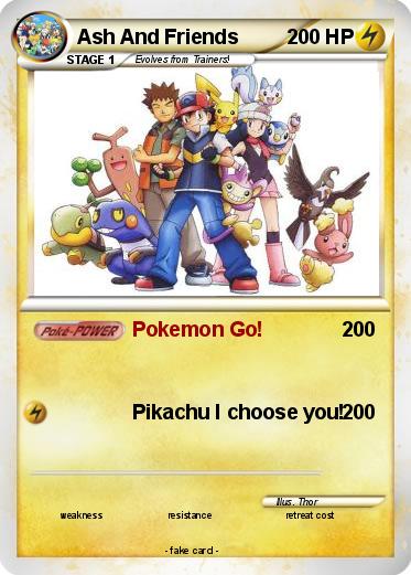 Pokemon Ash And Friends