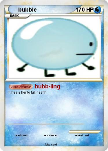 Pokemon bubble