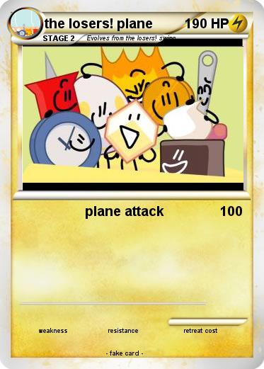 Pokemon the losers! plane