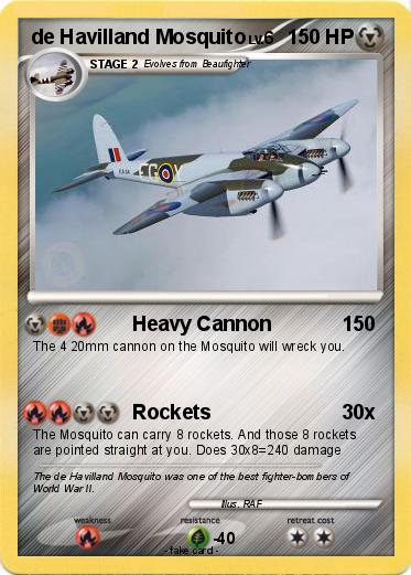 Pokemon de Havilland Mosquito