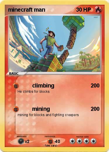 Pokemon minecraft man