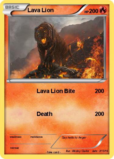 Pokemon Lava Lion