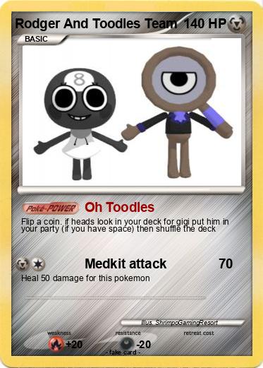 Pokemon Rodger And Toodles Team