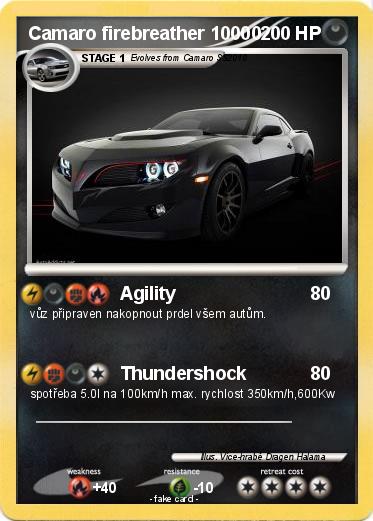 Pokemon Camaro firebreather 10000