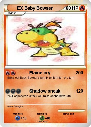 Pokemon EX Baby Bowser